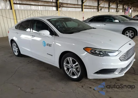 2018 Ford Fusion Se Hybrid z USA, uszkodzony, nr VIN 3FA6P0LU9JR171602